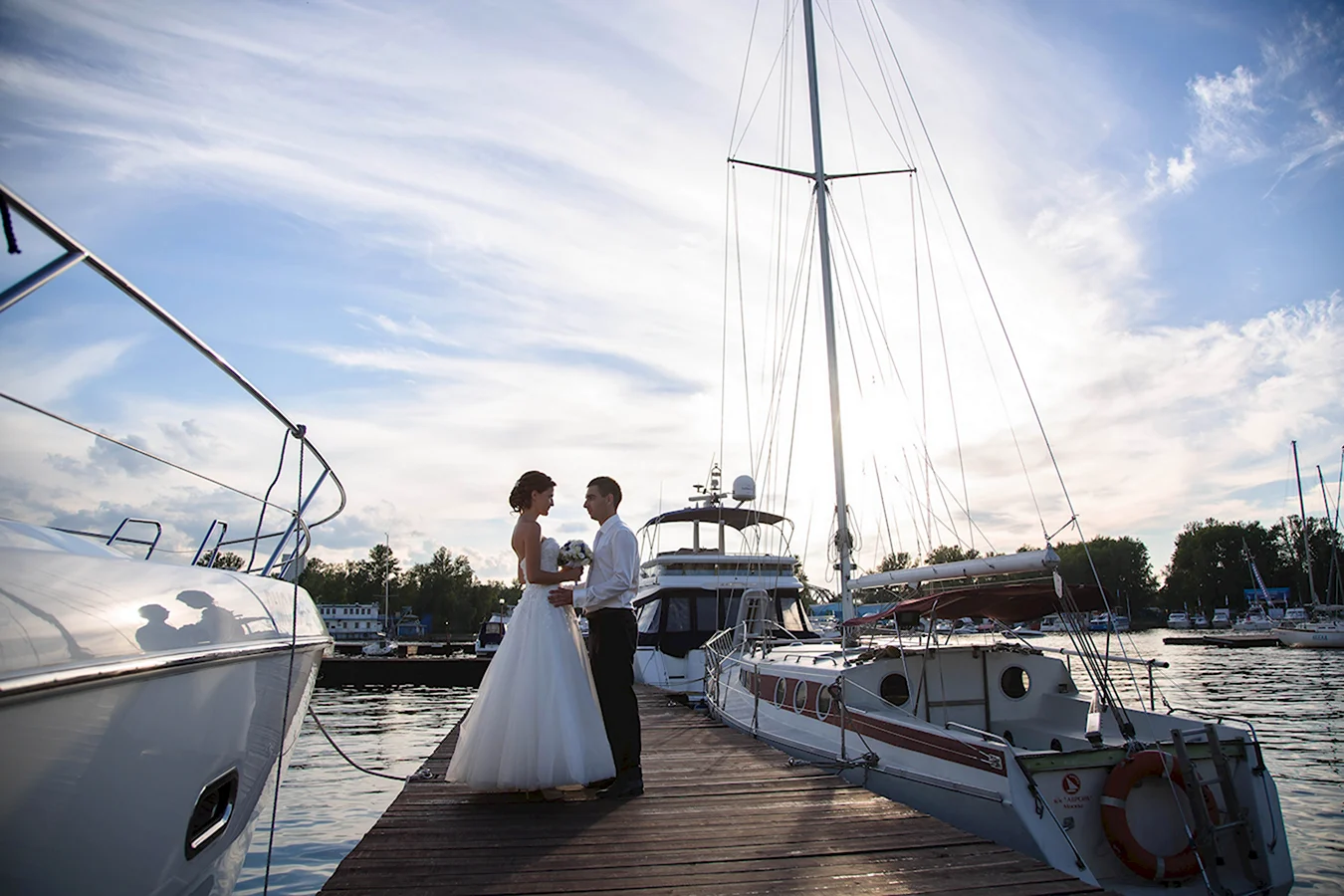 Свадьба в яхт клубе
