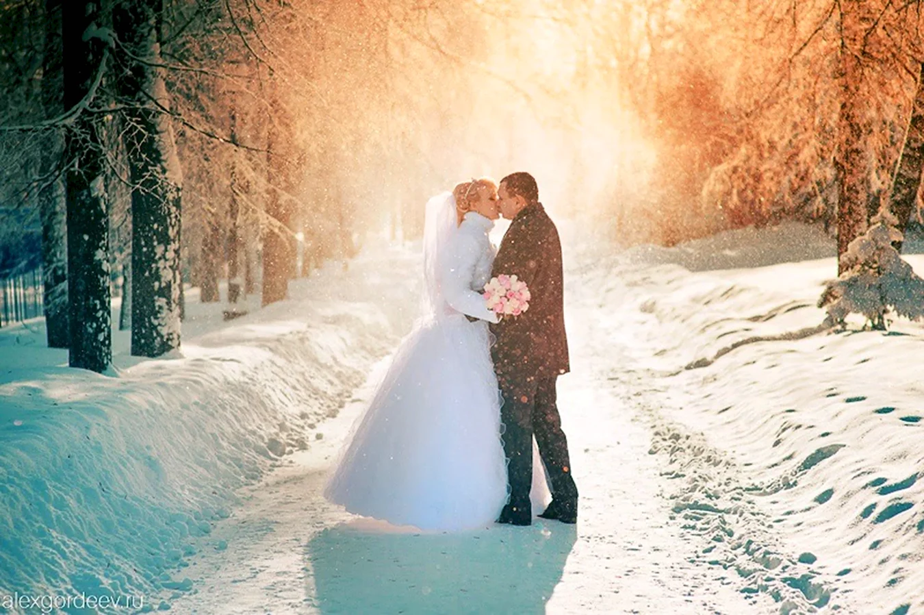 Свадьба зима