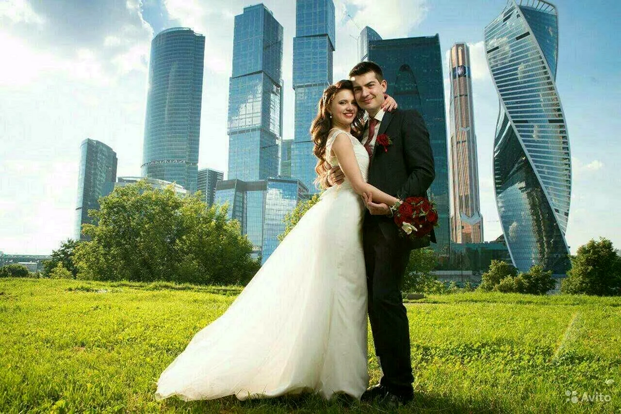 Свадебная фотосессия Москва Сити