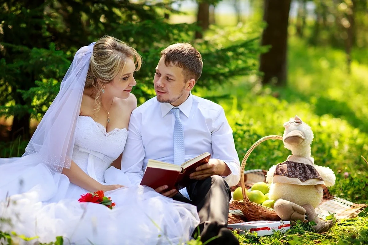 Свадебная фотосессия пикник