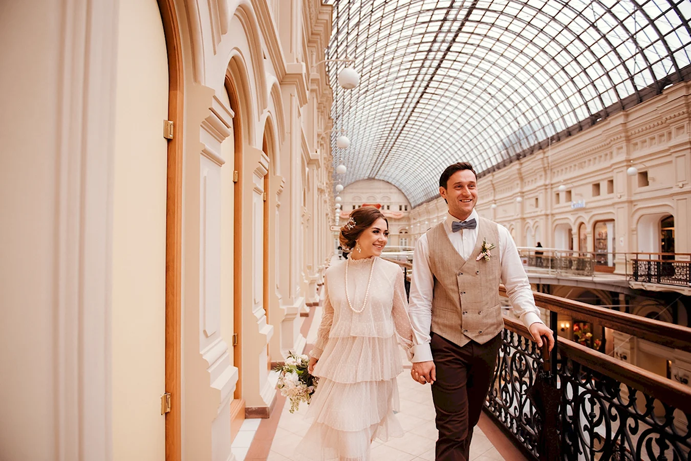 Свадебная фотосессия в центре Москвы