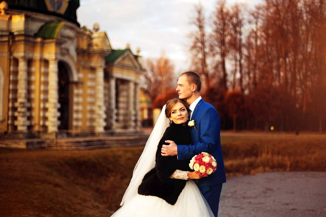 Свадебные осенние фотосессии Кусково