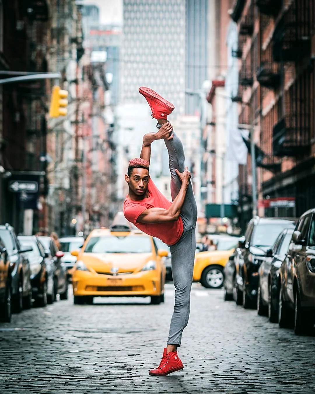 Танцоры балета на улицах Нью-Йорка фотограф Omar z Robles