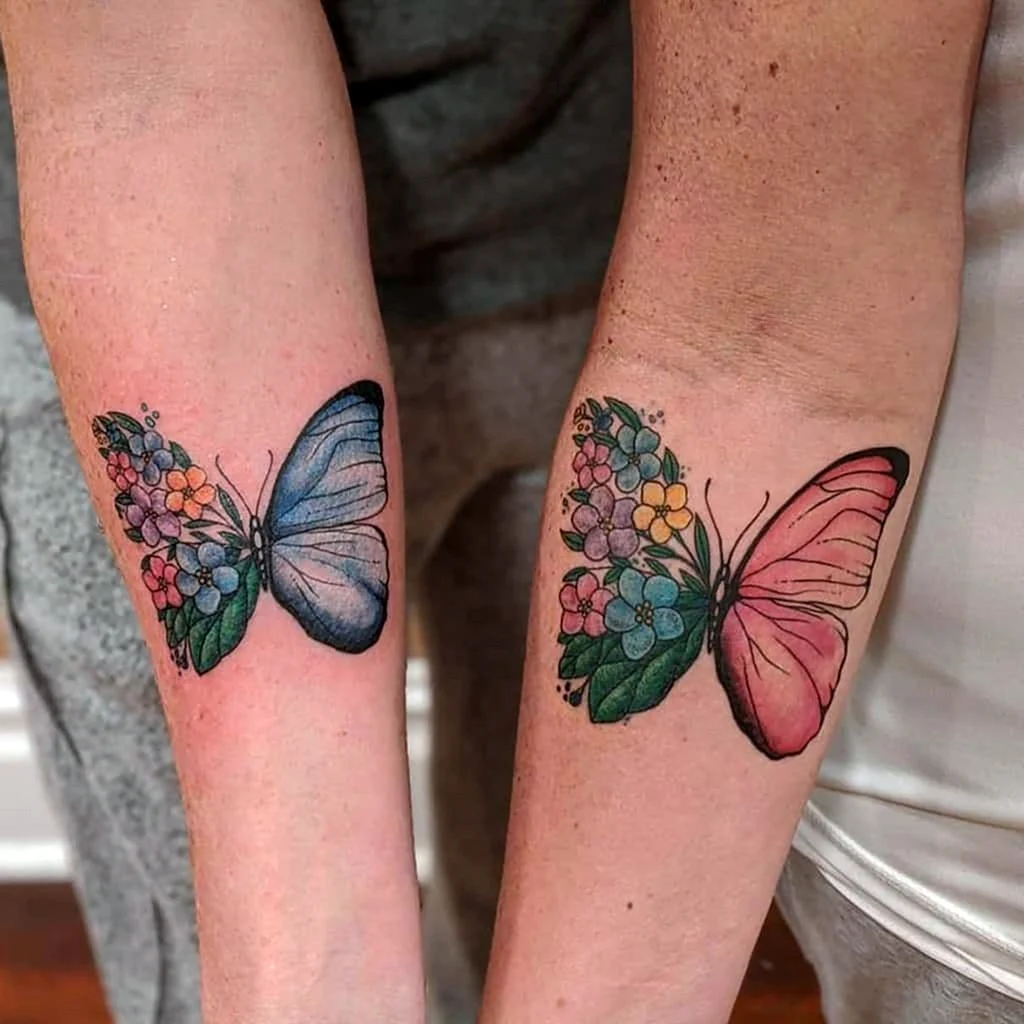 Татуировка бабочки 2021