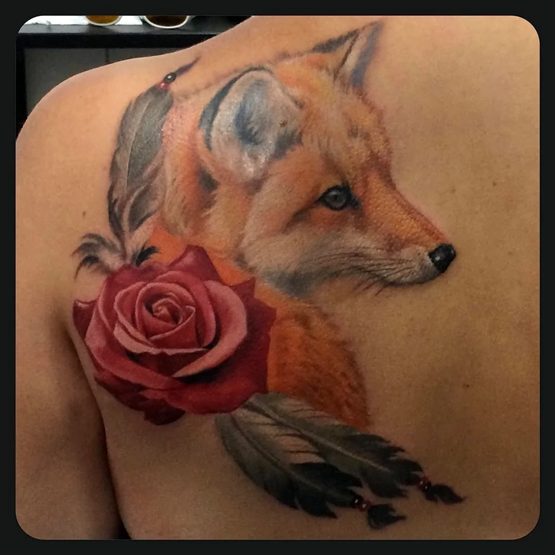 Татуировка лисы