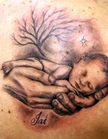 Татуировка на рождение ребенка