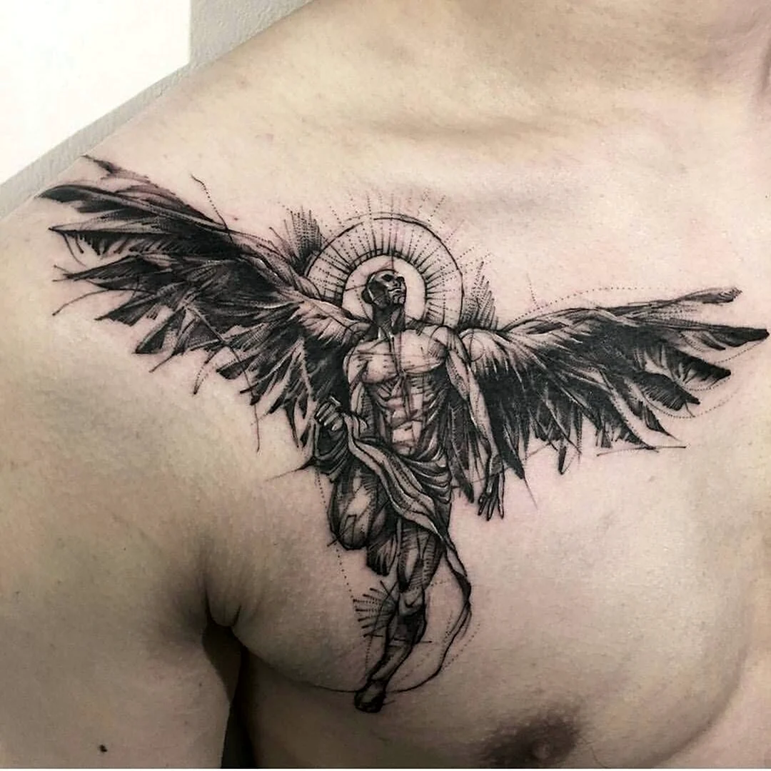 Татуировка Падший ангел