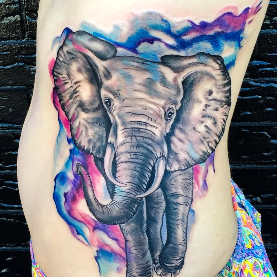 Татуировка слоны
