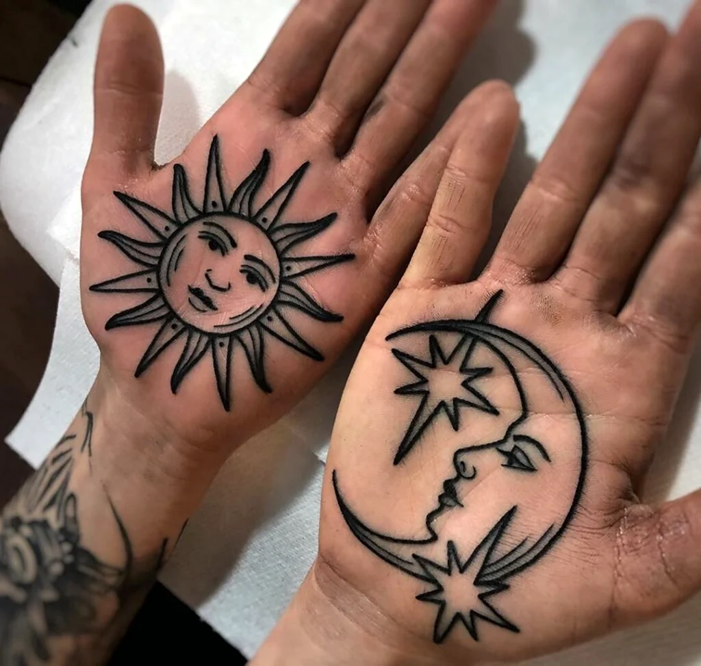 Татуировка солнце