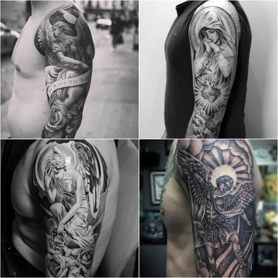 Татуировки для мужчин на плече со смыслом