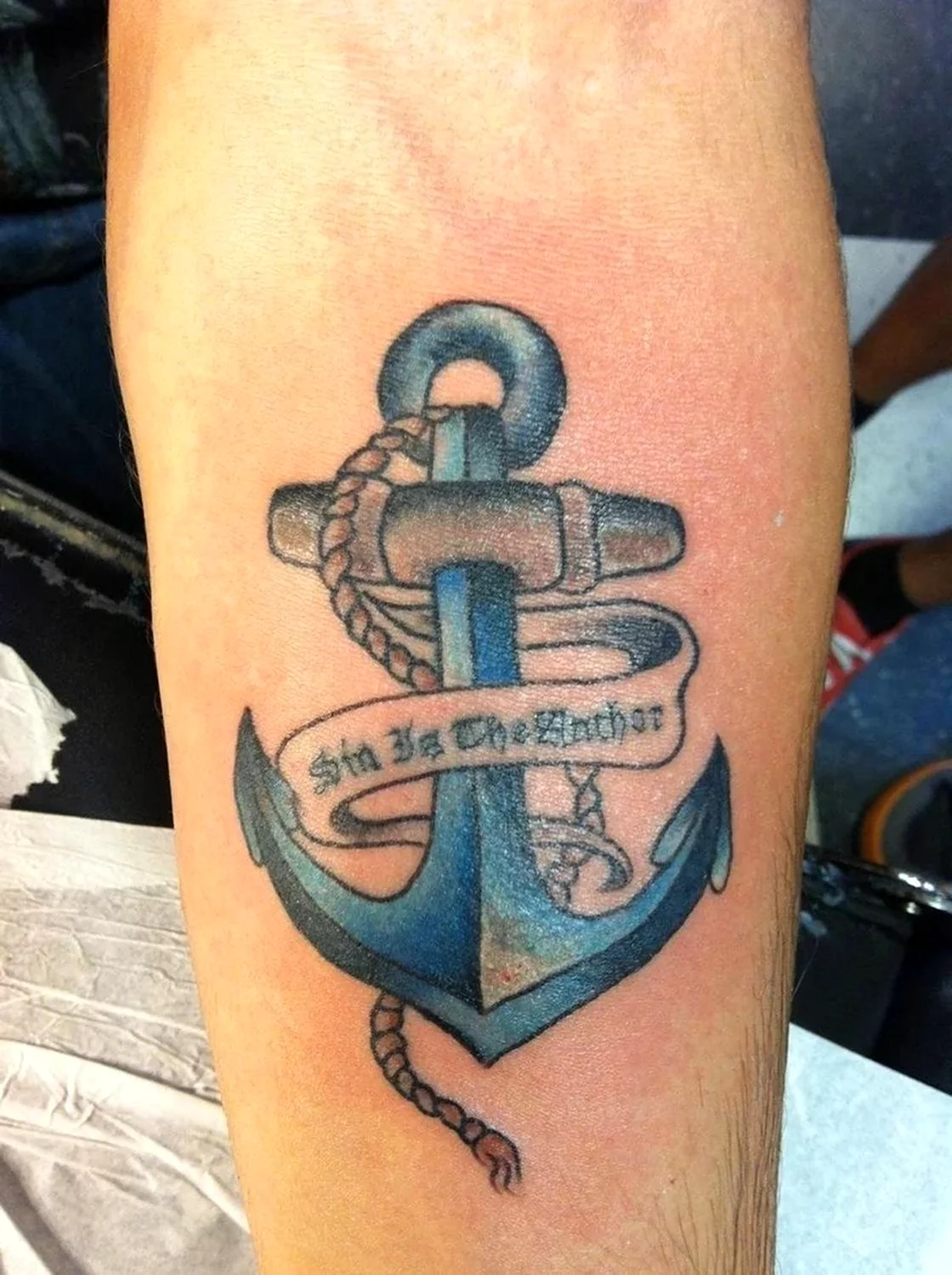 Татуировки якорь ВМФ