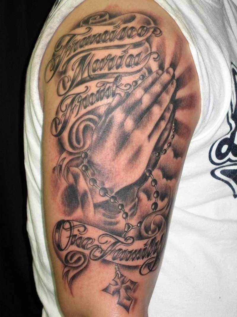 Татуировки мужские на плече со смыслом