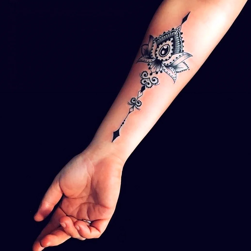 Татуировки на руке женские