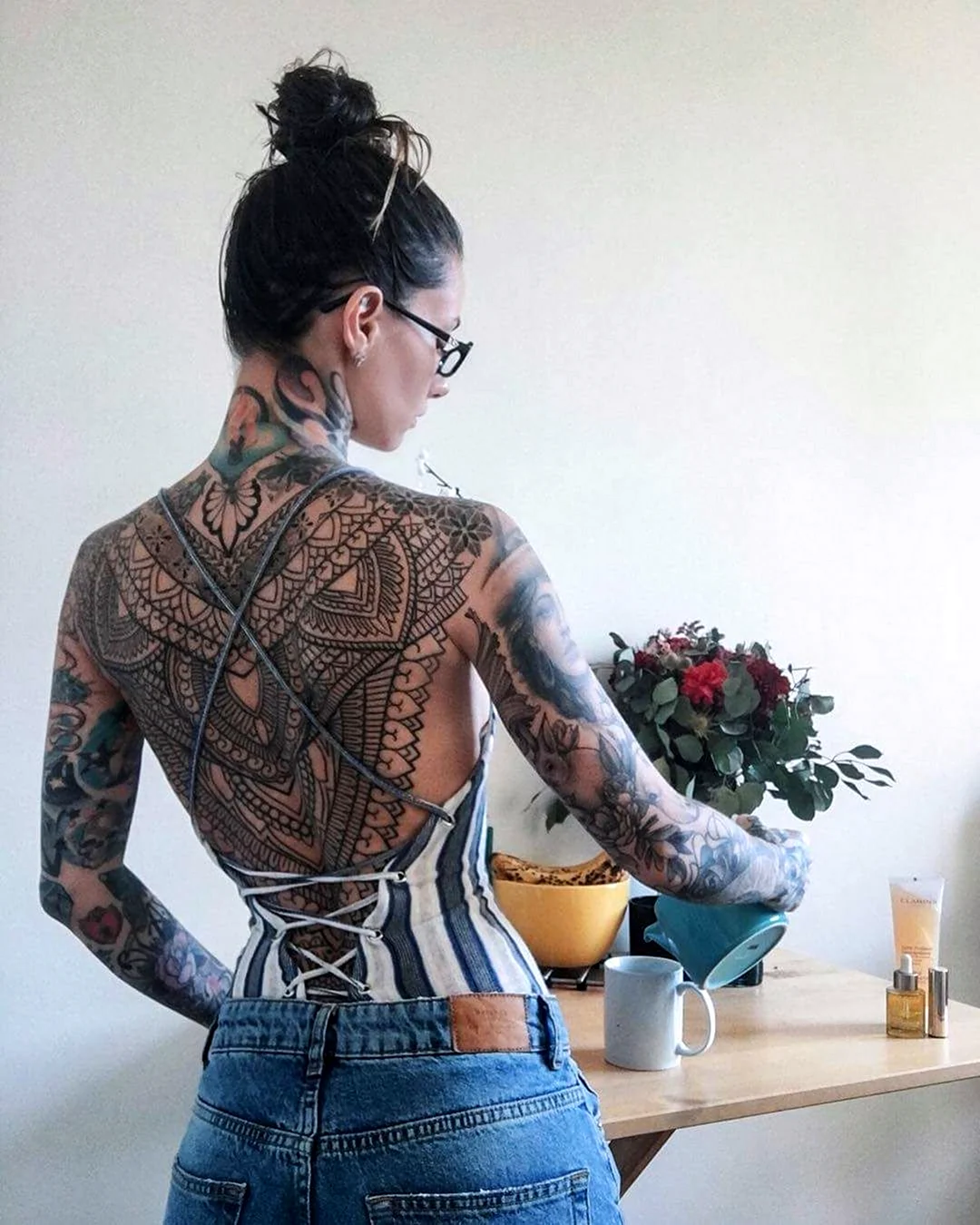 Татуировки на женском теле