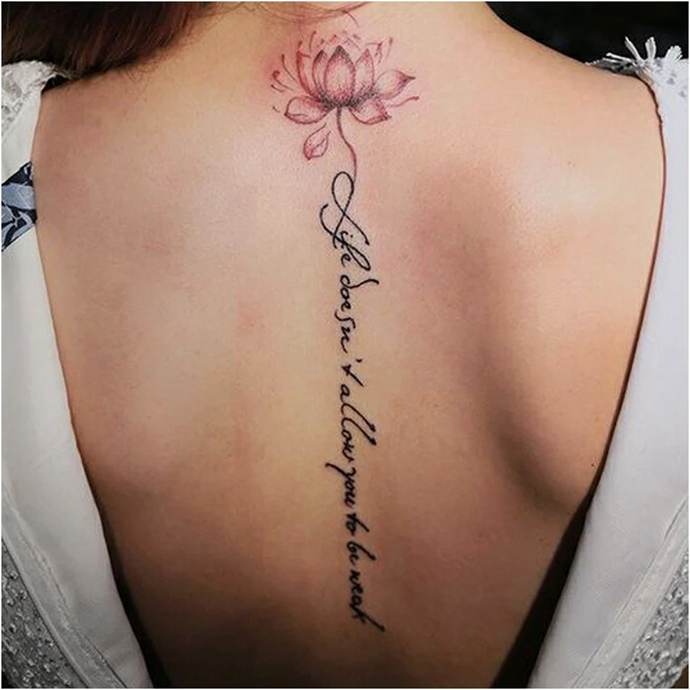 Татуировки надписи для женщин