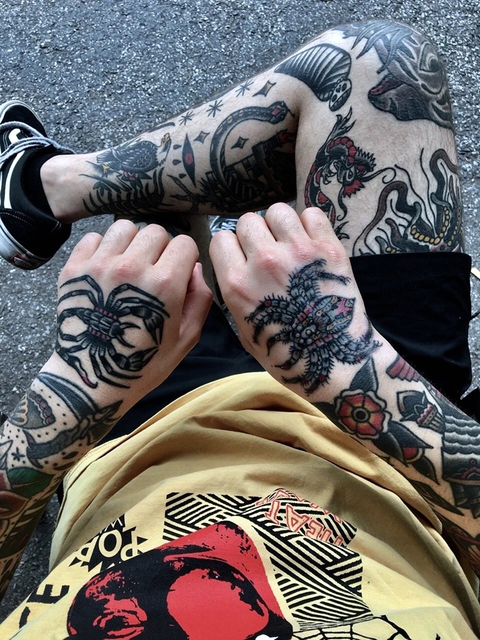 Татуировки в стиле гранж