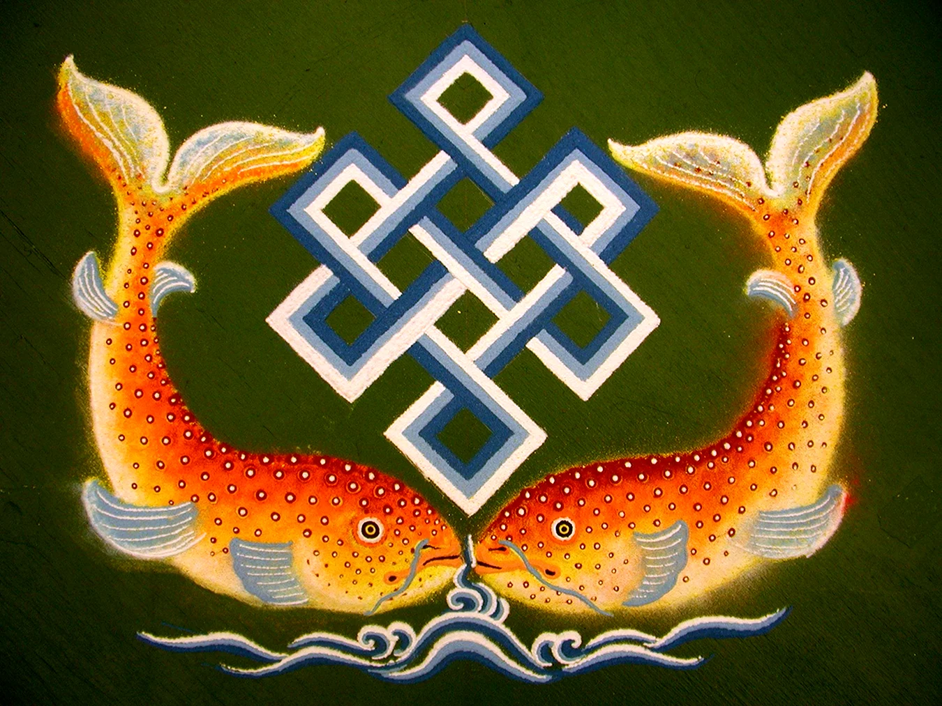 Тибетский буддизм золотые рыбы матсья