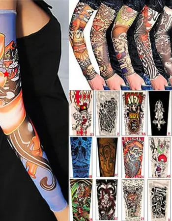 Тканевые рукава с татуировками