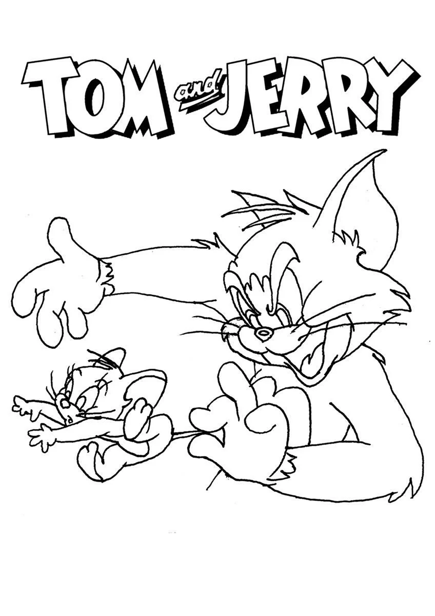 Том и Джерри рисунок