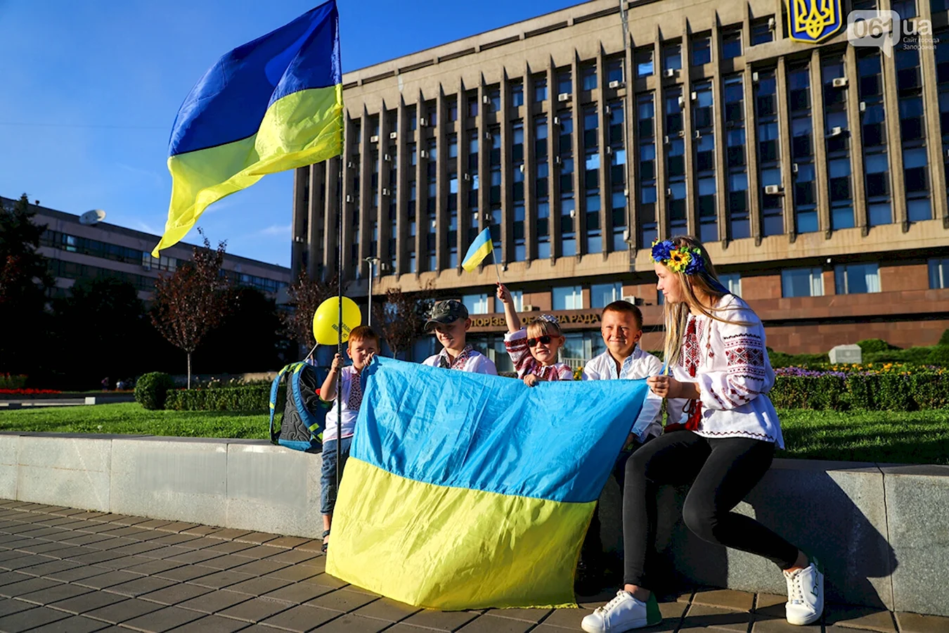Украинский флаг Владивосток