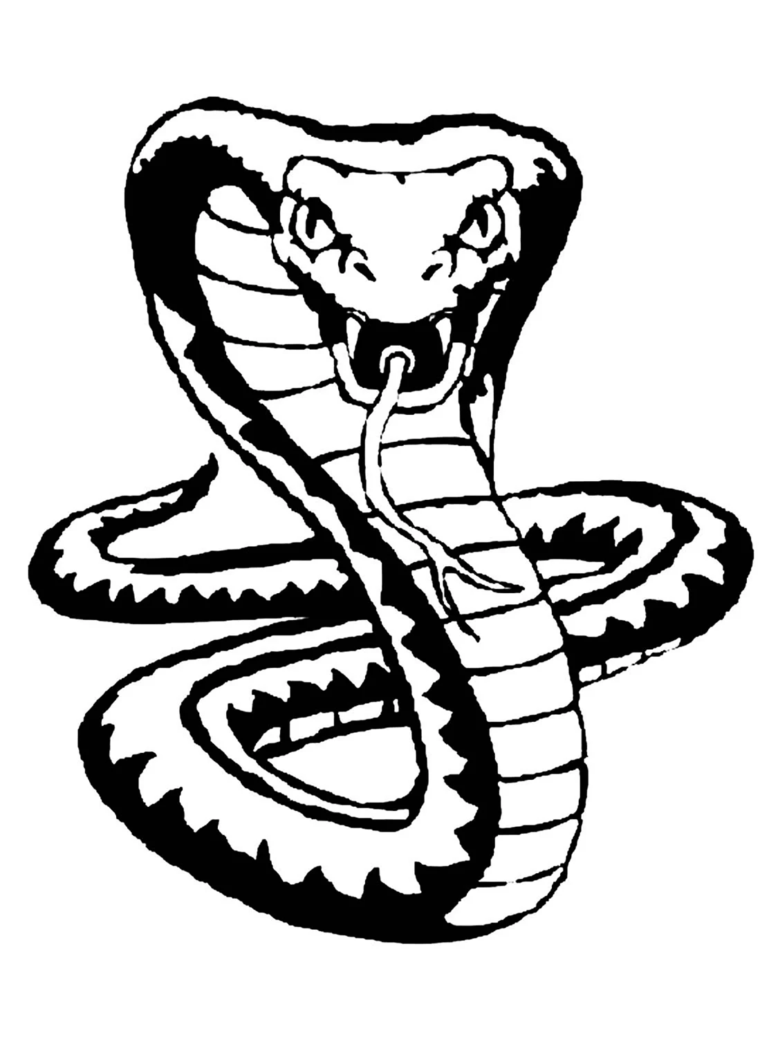 Векторное изображение змеи
