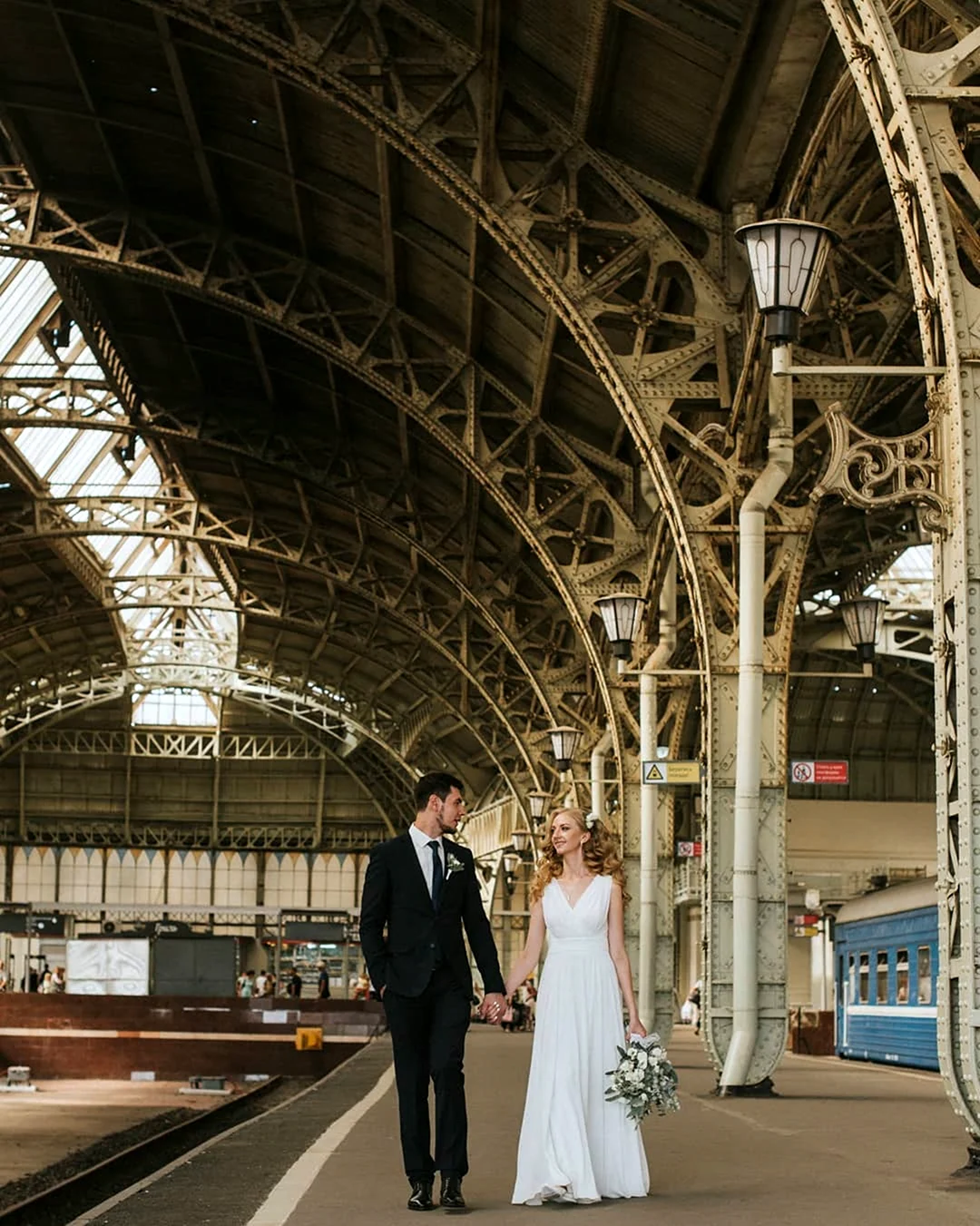 Витебский вокзал Свадебная фотосессия