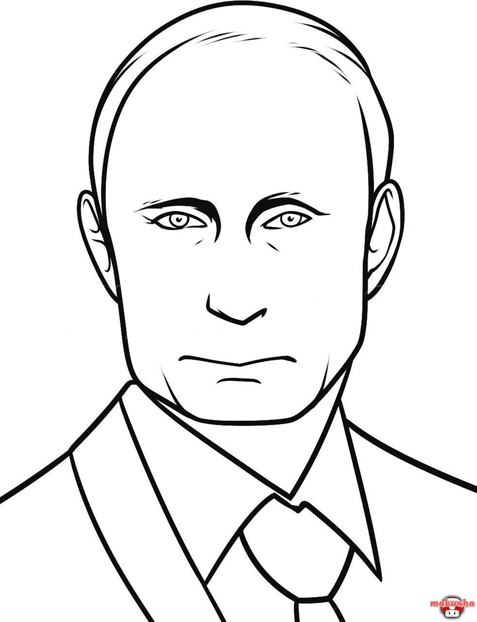 Vladimir Putin risovat