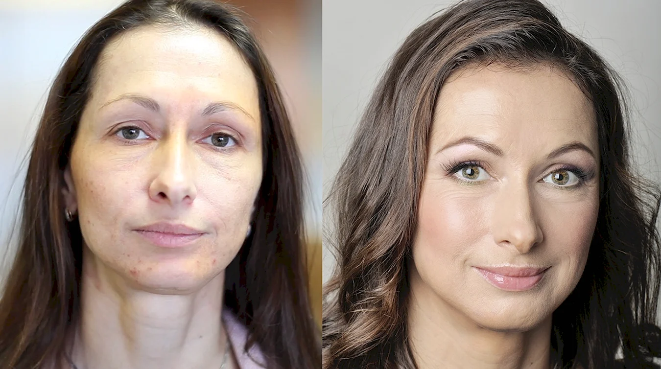 Женщина 40 лет без макияжа