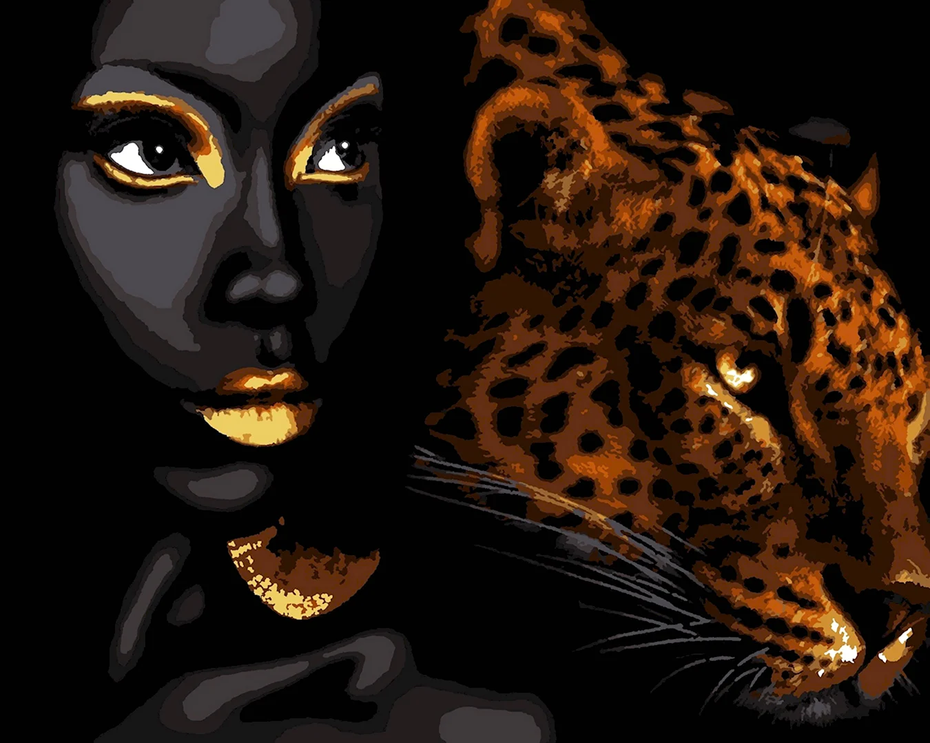 Женщина леопард