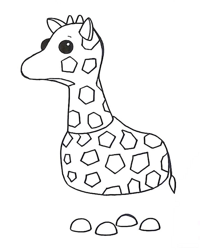 Жираф из адопт ми