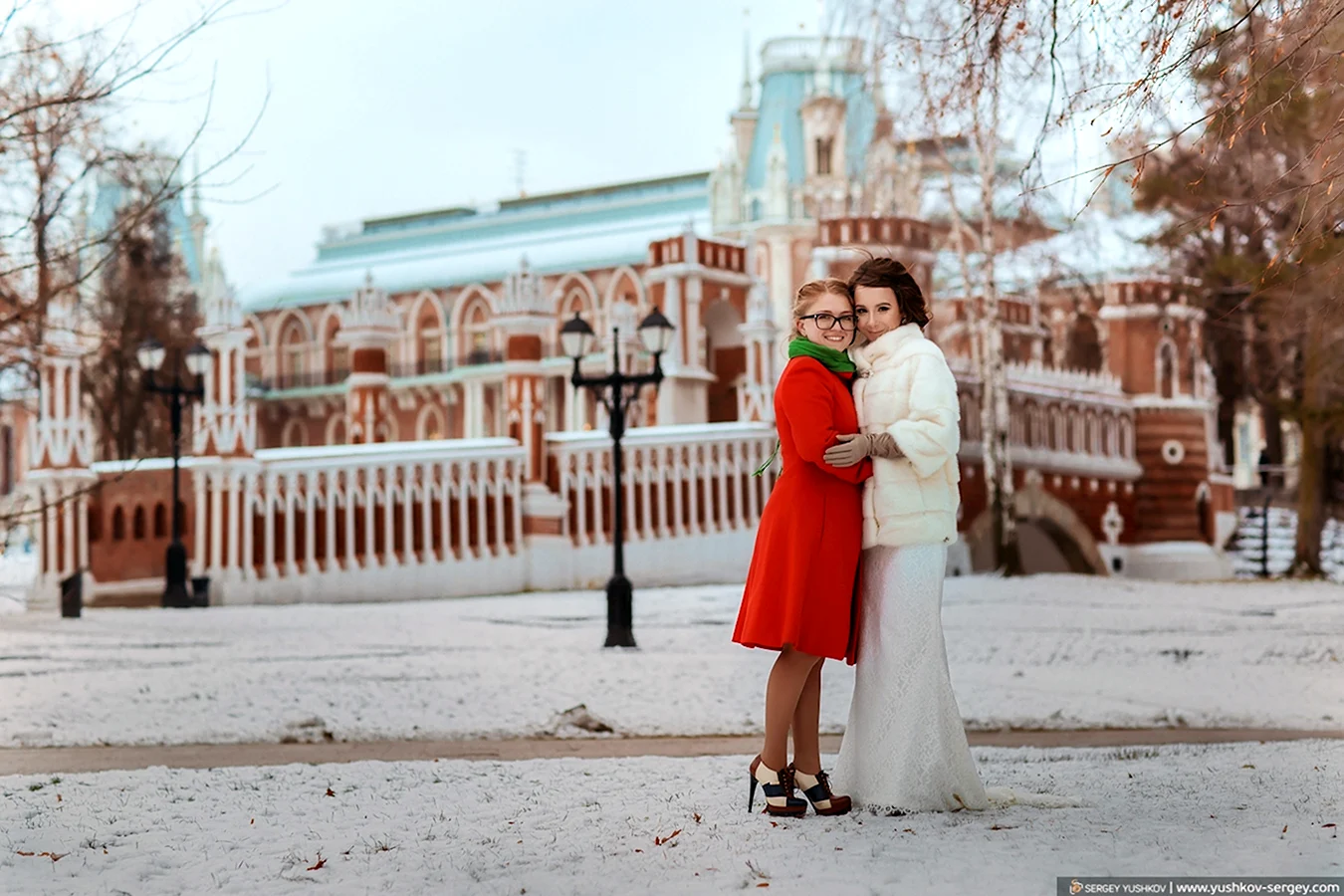 Зимняя свадьба в Царицыно