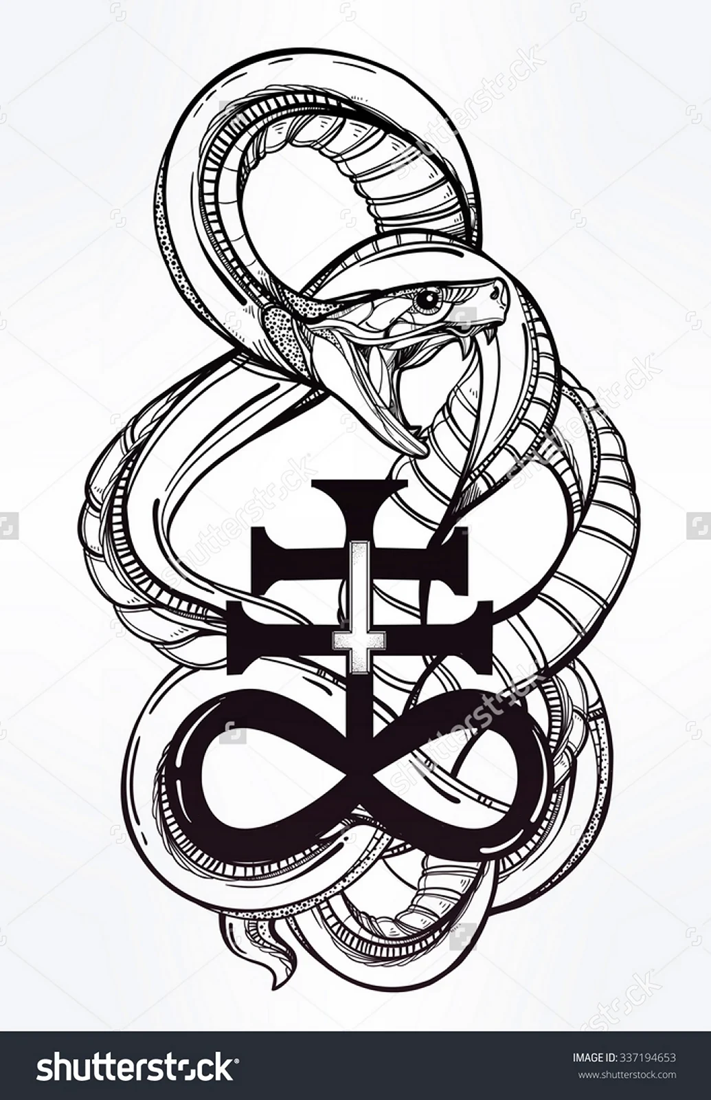 Змея сатаны символ